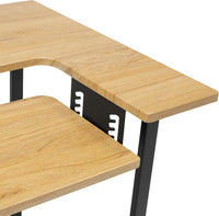 Pivot Sewing Table with Swingout Storage Panel